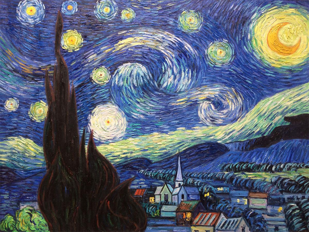 Christmas Gift,famous Oil Painting of Vincent Van Gogh,Landscape